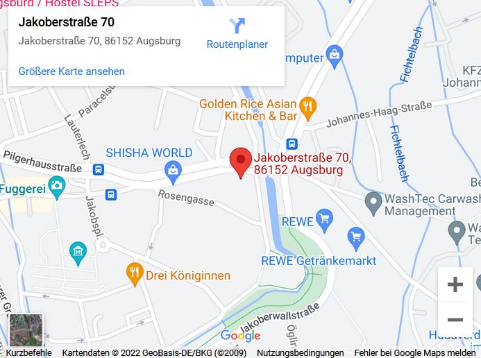 Google Maps Karte: Dias digitalisieren Augsburg
