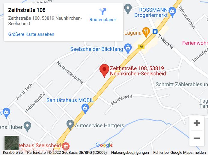 Google Maps Karte: Dias digitalisieren Bonn