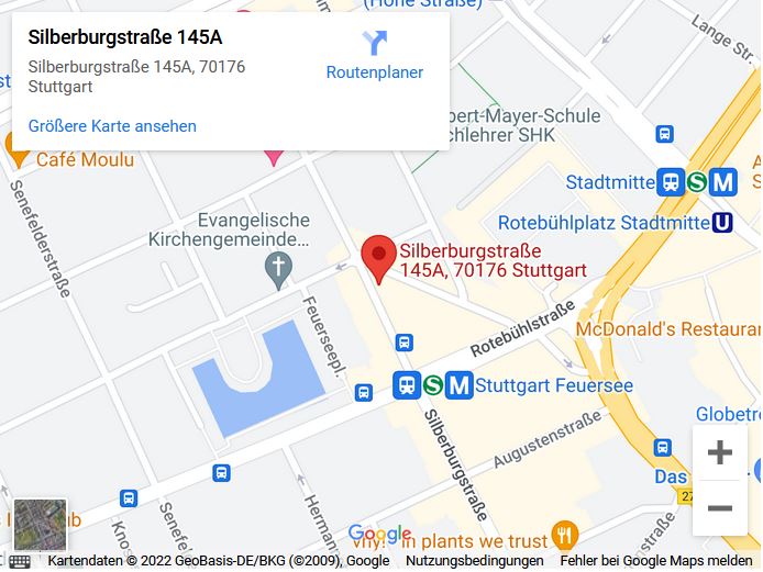 Google Maps Karte: Dias digitalisieren Stuttgart